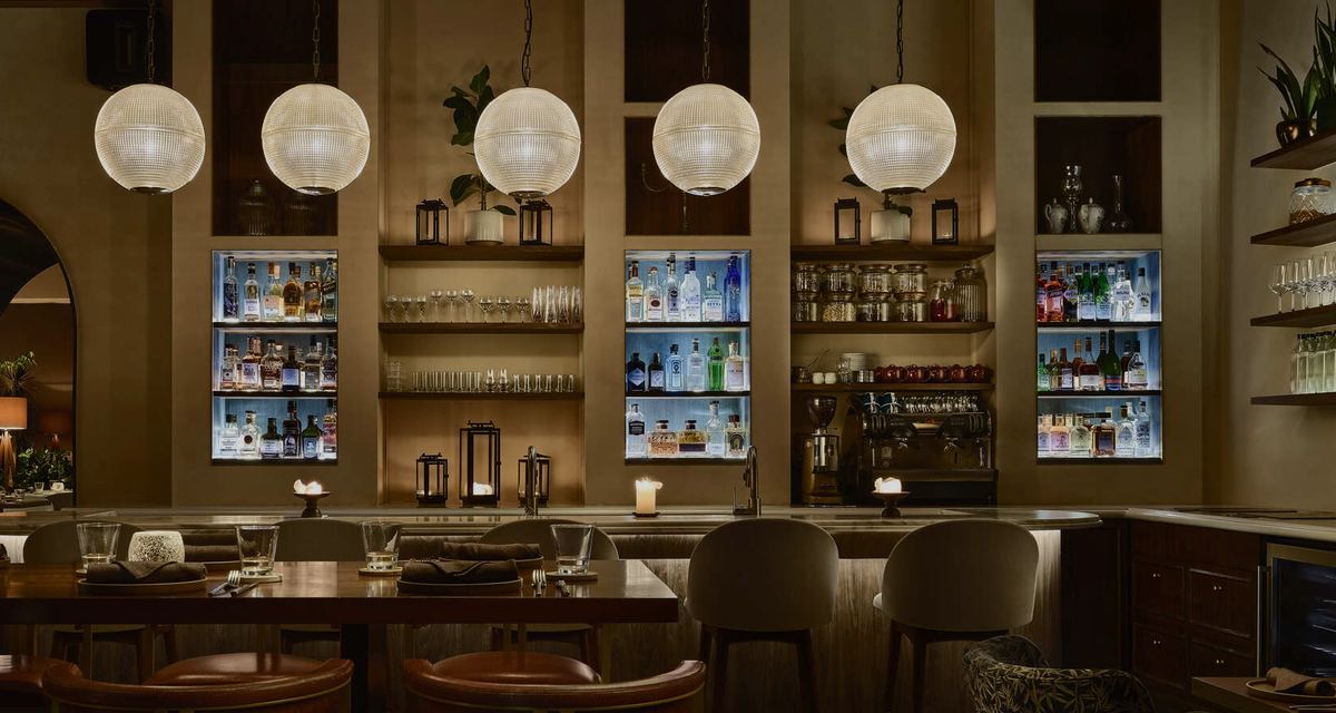 The bar at Fat Prince
