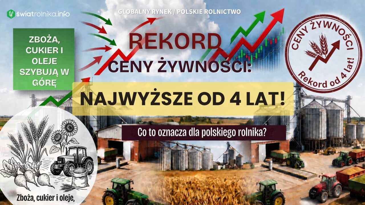 Ceny żywności najwyższe od blisko 4 lat. Co to oznacza dla polskiego rolnika?