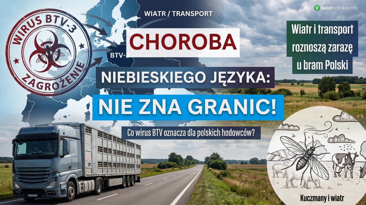 Choroba niebieskiego języka w Europie: Jak wirus BTV zagraża polskim hodowcom?