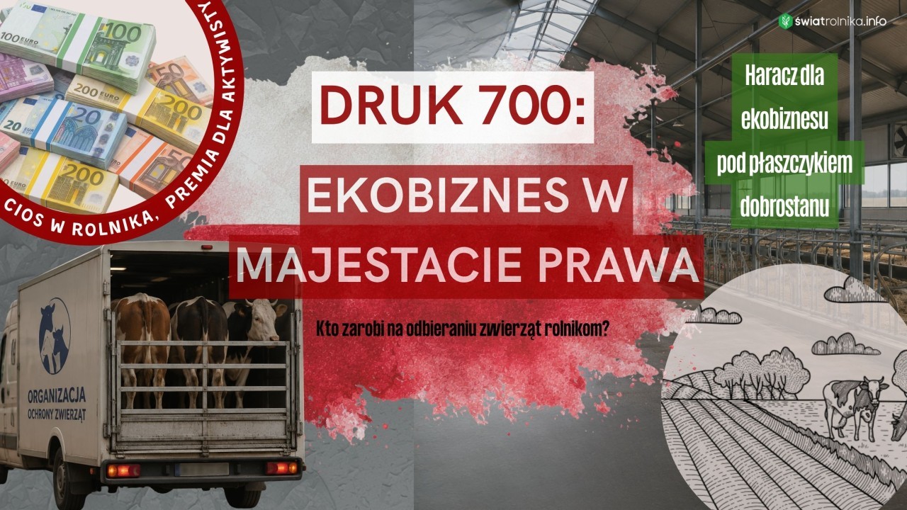 Jak Druk 700 pozwoli aktywistom zarabiać na niszczeniu rolników?