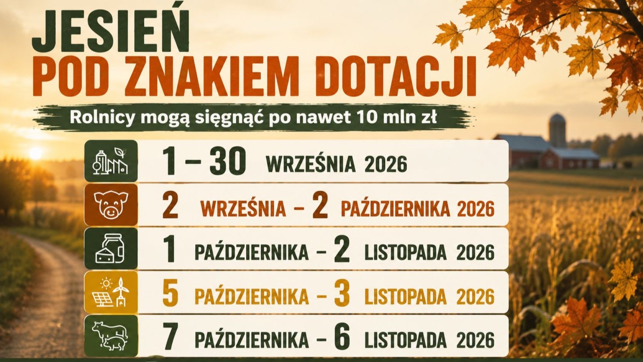 Rolnicy mogą sięgnąć po nawet 10 mln zł.