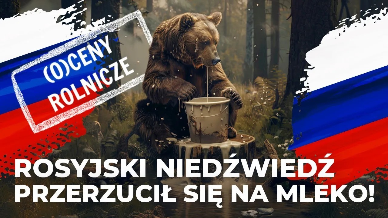 Oceny rolnicze: Rosyjski niedźwiedź przerzucił się na mleko