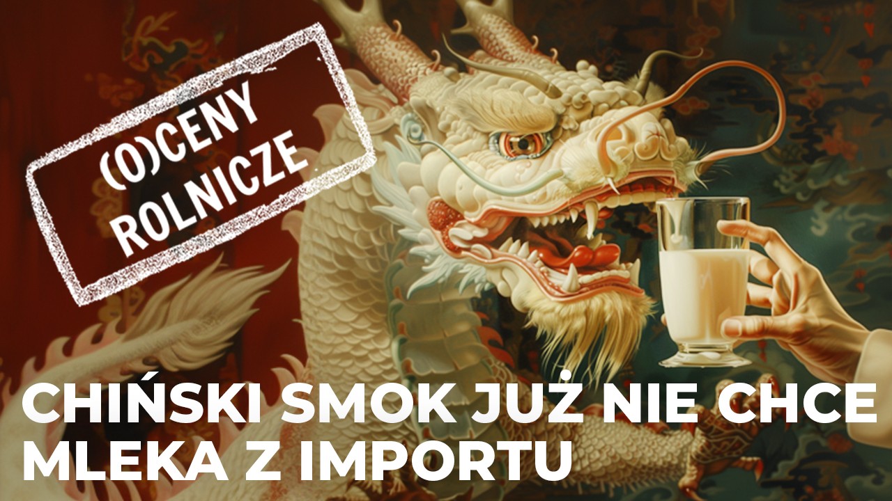 Oceny rolnicze. Chiński smok już nie chce mleka z importu