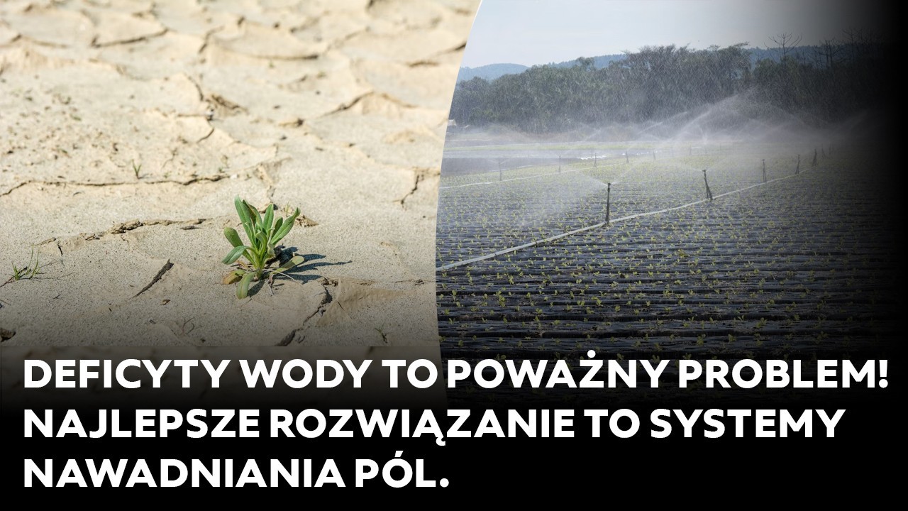 Deficyty wody to poważny problem! Najlepsze rozwiązanie to systemy nawadniania pól