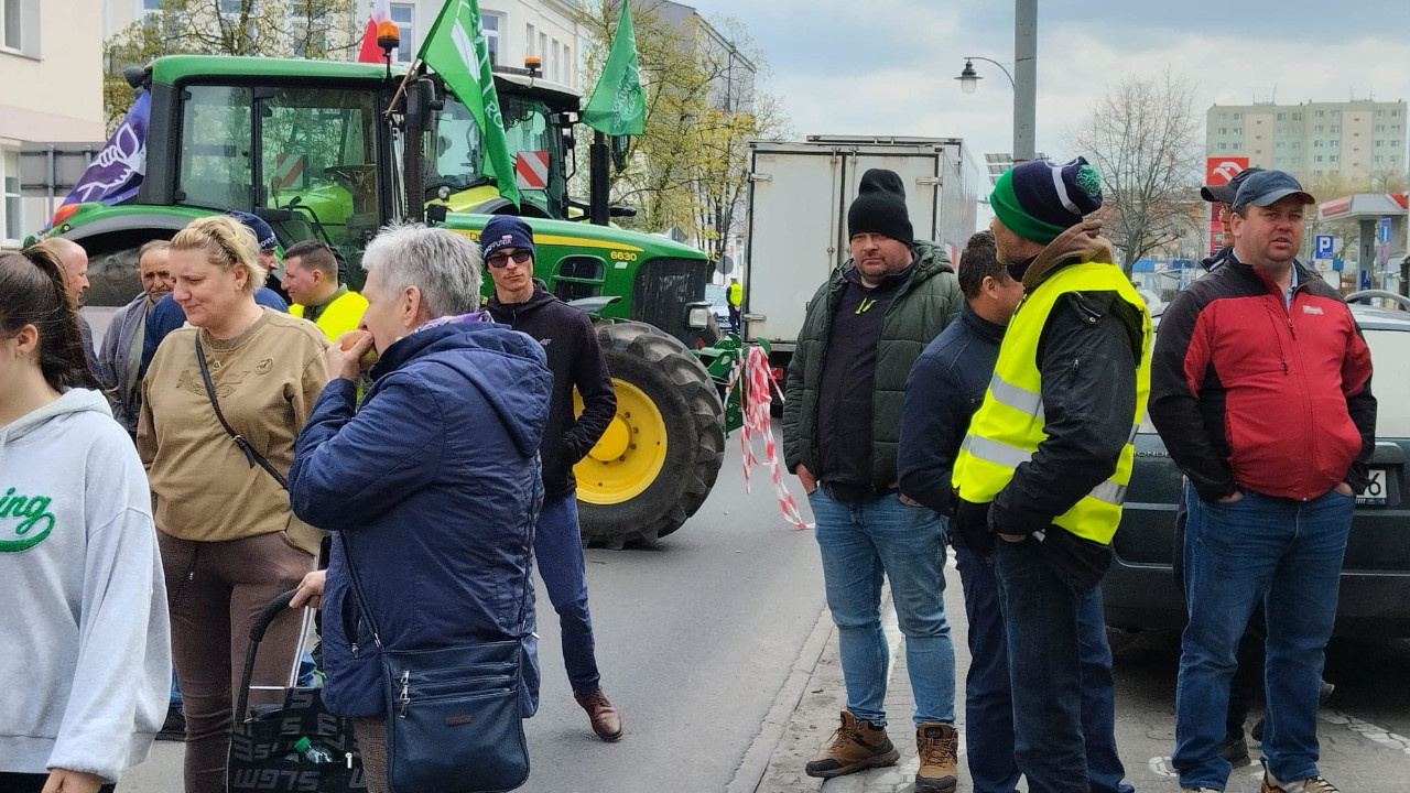 protest rolników