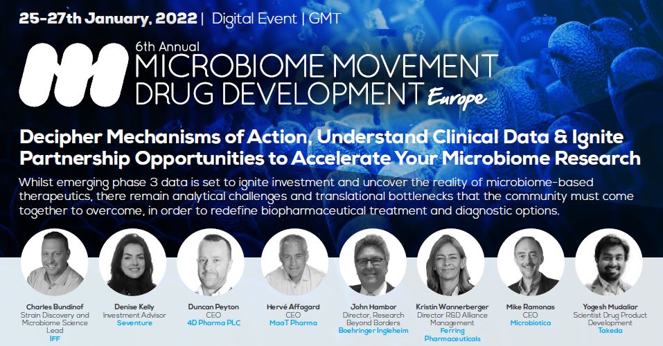Microbiome Movement Drug Development Europe