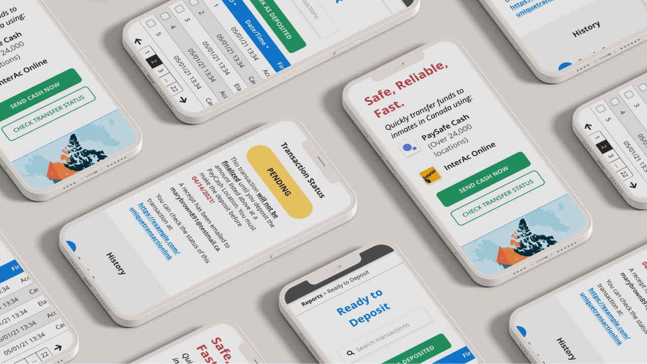 Synergy mobile application screens