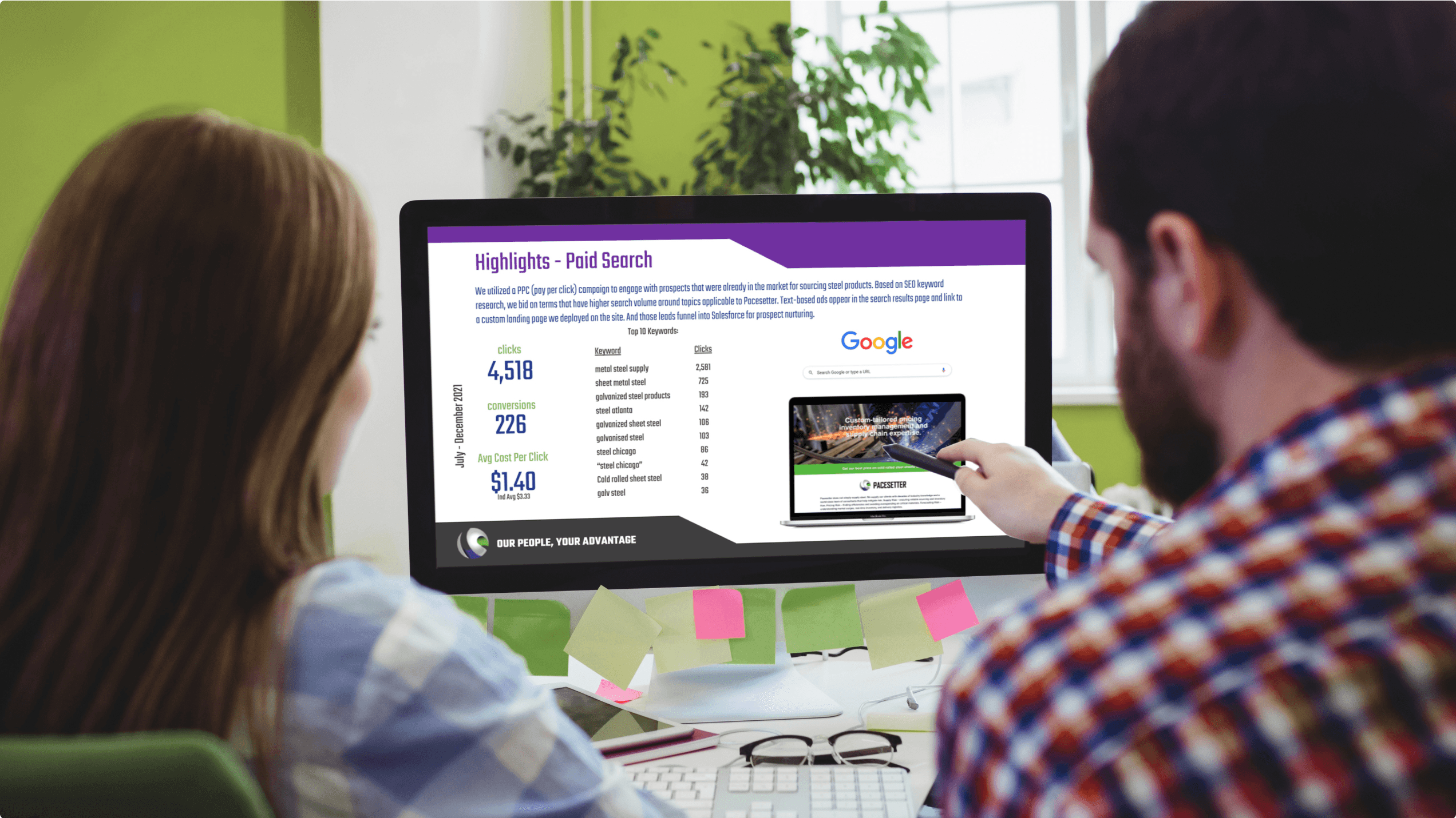 Pacesetter steel business and digital marketing