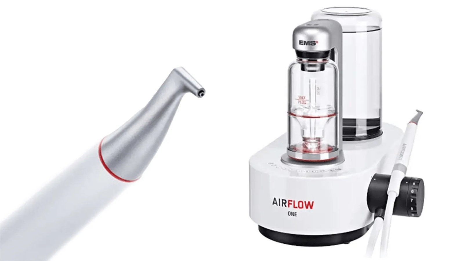 EMS AIRFLOW One unit and handpiece used for Guided Biofilm Therapy