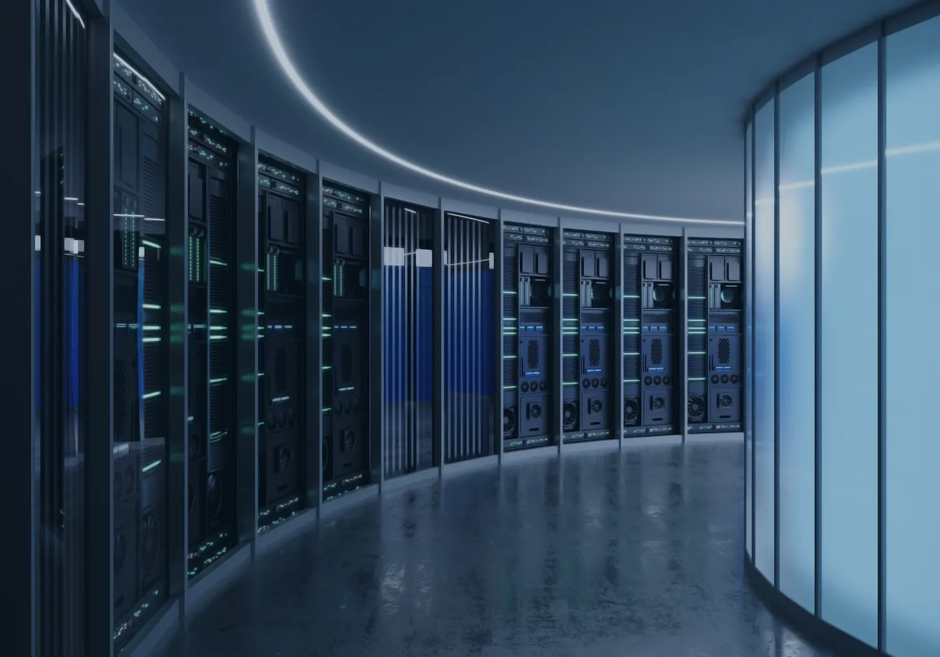 Data centre server hall