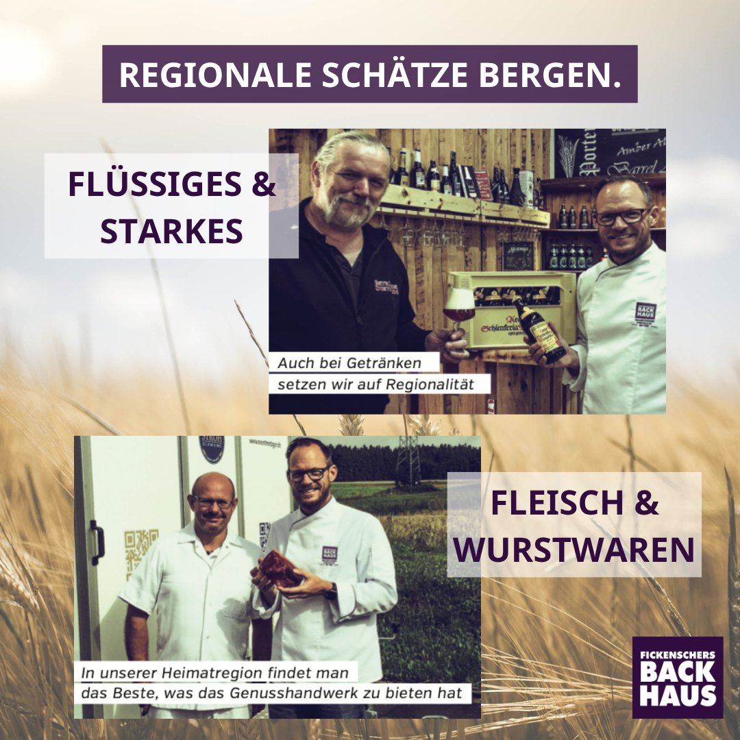 Regional genießen – auch im Glas und auf dem Teller