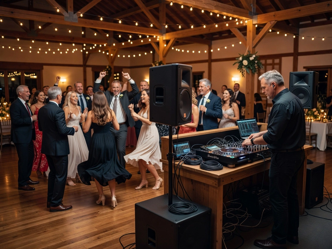 price of a dj for a wedding reception header image