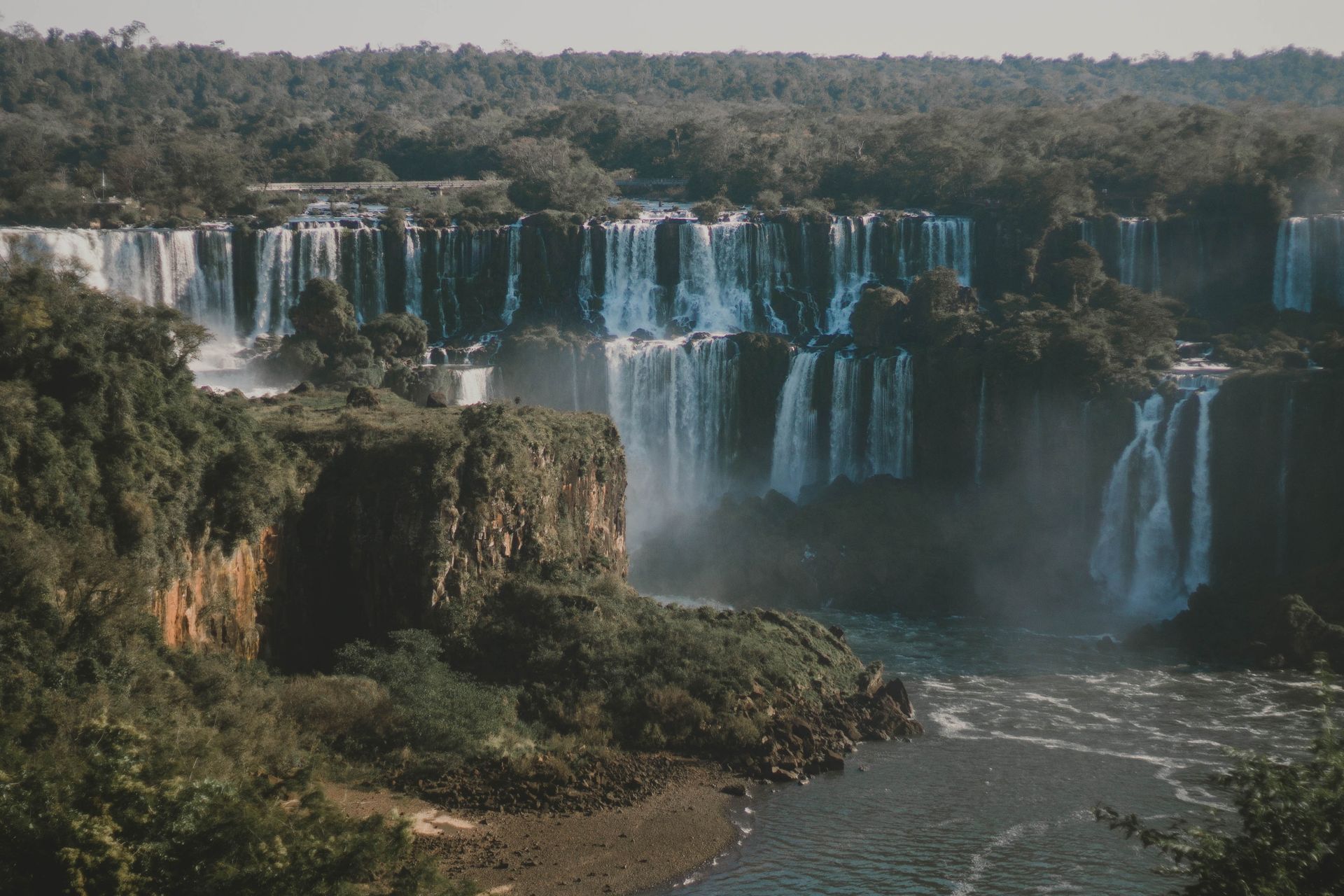 Panorama des chutes d’Iguaçu