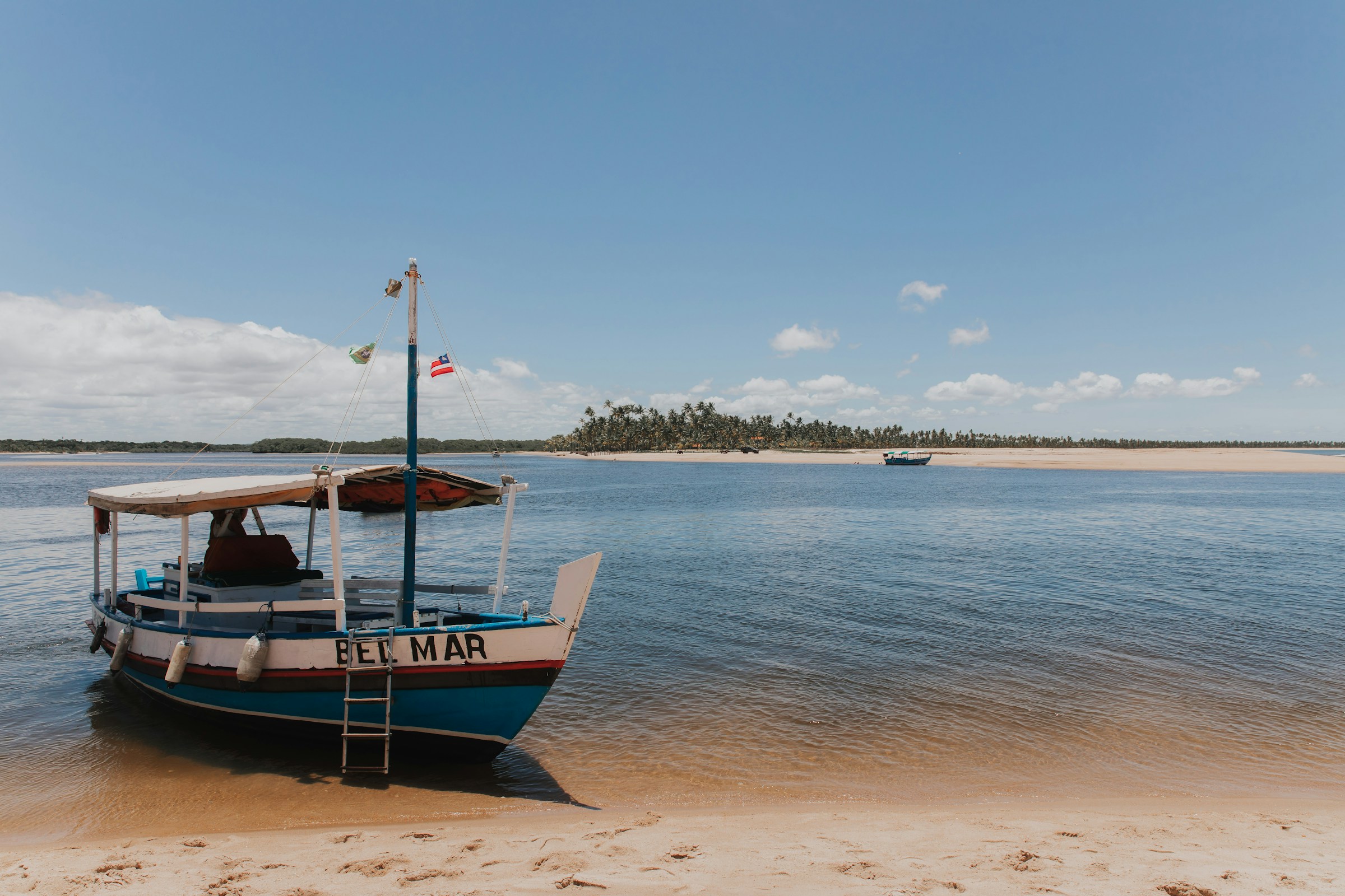 Bateau de pêcheur à Boipeba
