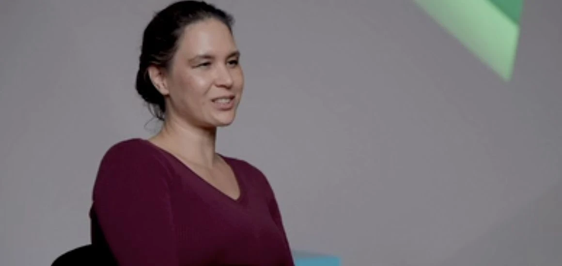 A speaker at SafeBase Women in Trust