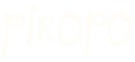 Piropo Studio's logo in cream color