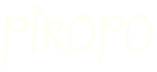 Piropo Studio's logo in cream color