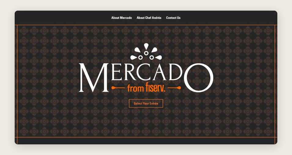 Mercado by Fiserv project mockup