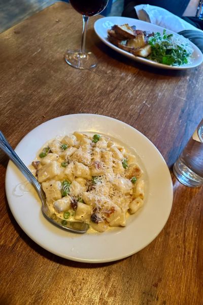Gnocchi from Canoe Hill in Millbrook, NY