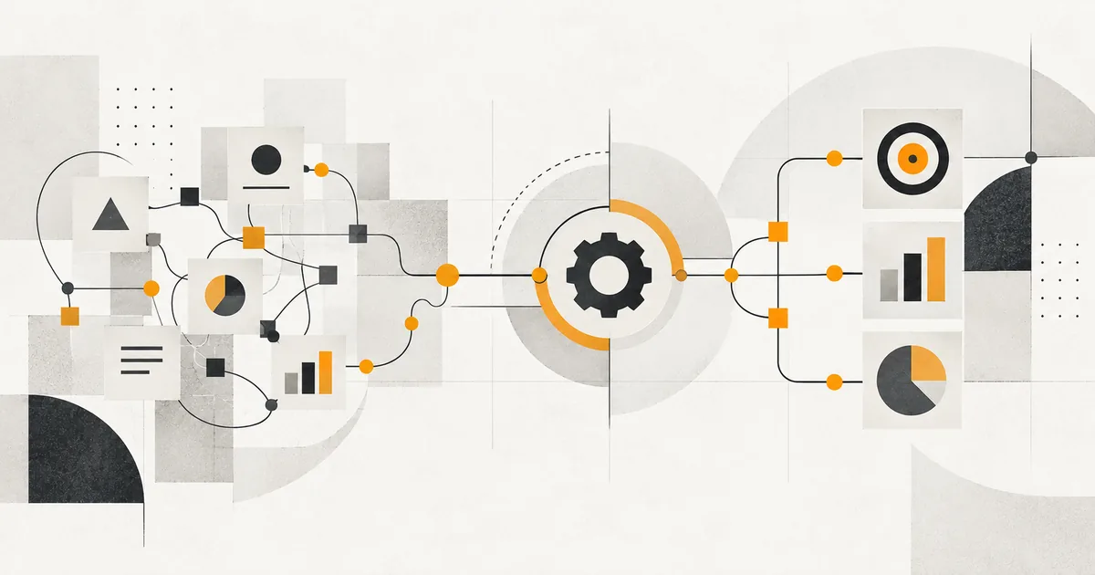 Schéma éditorial d’un processus commercial automatisé
