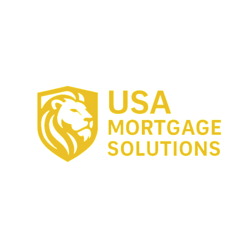 USA Mortgage Solutions gold lion logo
