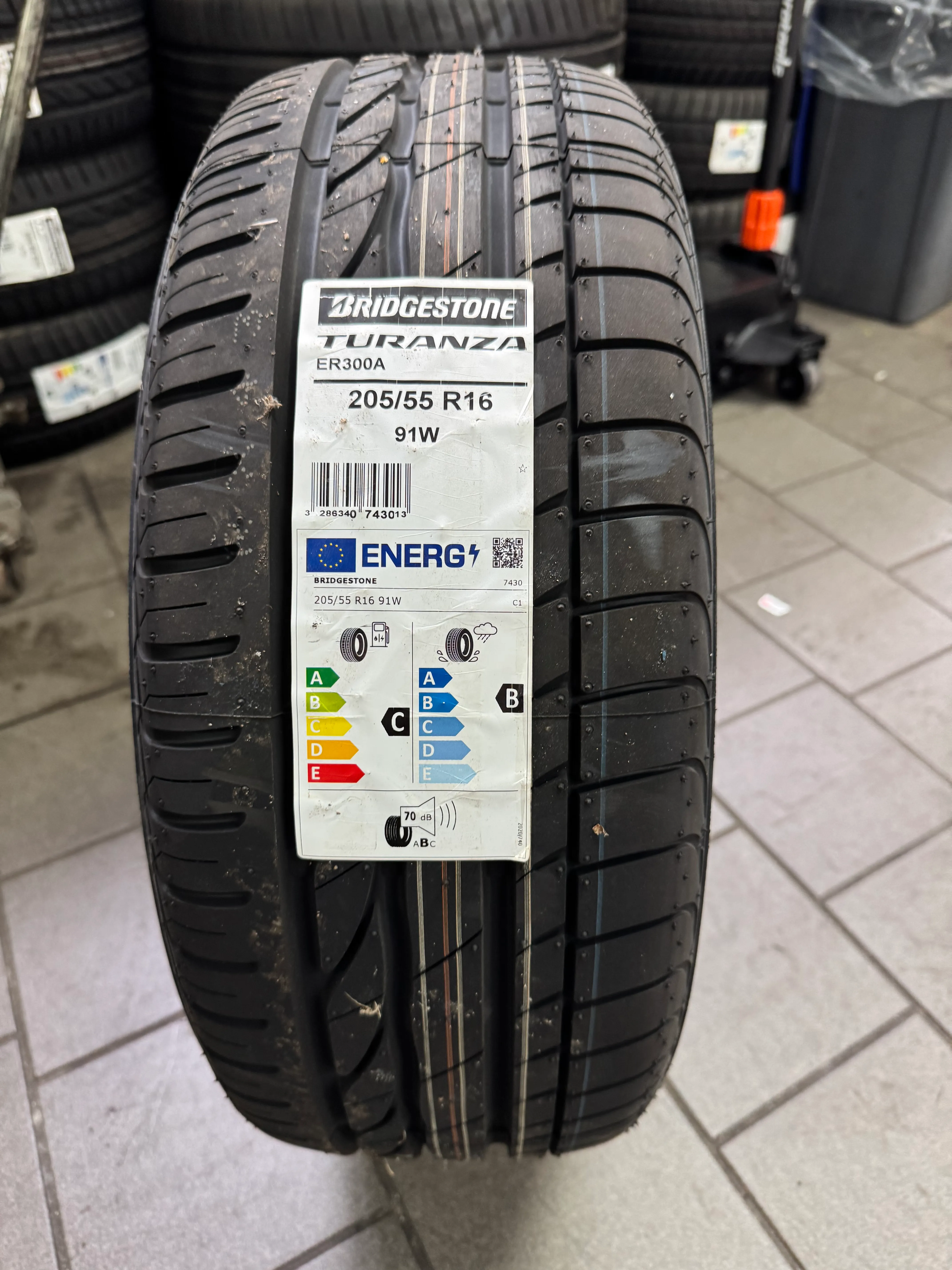 205/55 R16 91W Bridgestone Turanza ER300