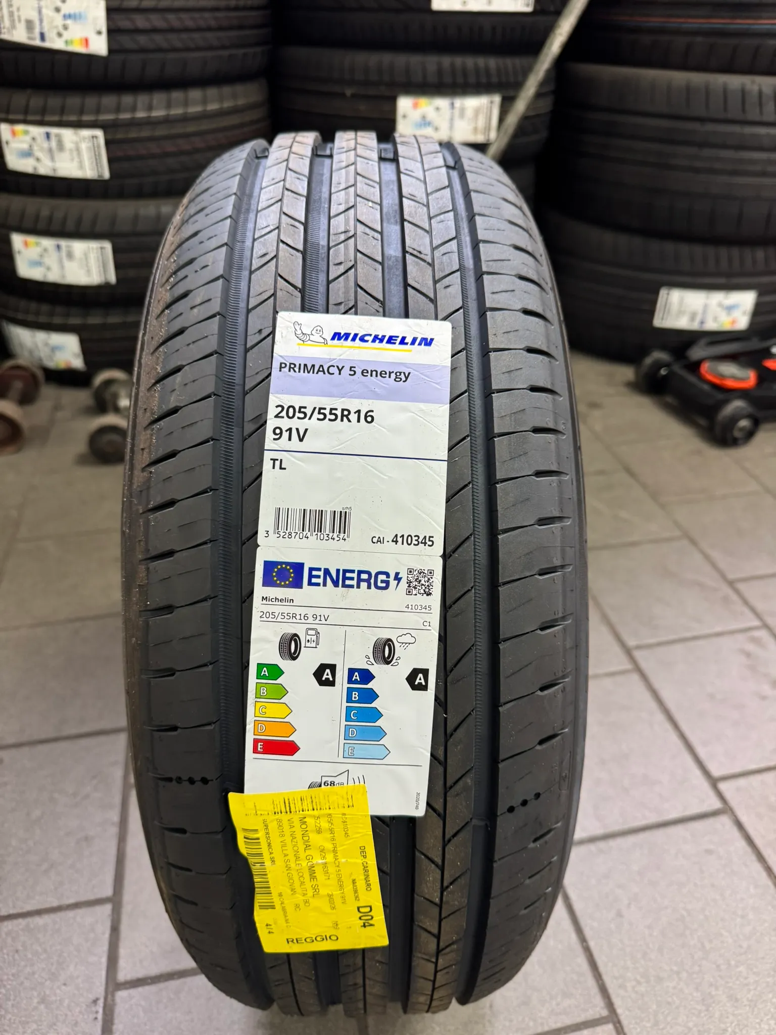 205/55R16 91V Michelin Primacy 5 Energy