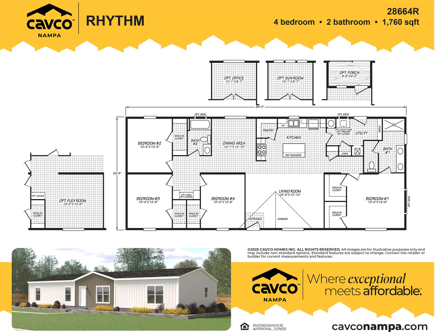 Rhythm Series / 28664R The Rhapsody - Poky Homes