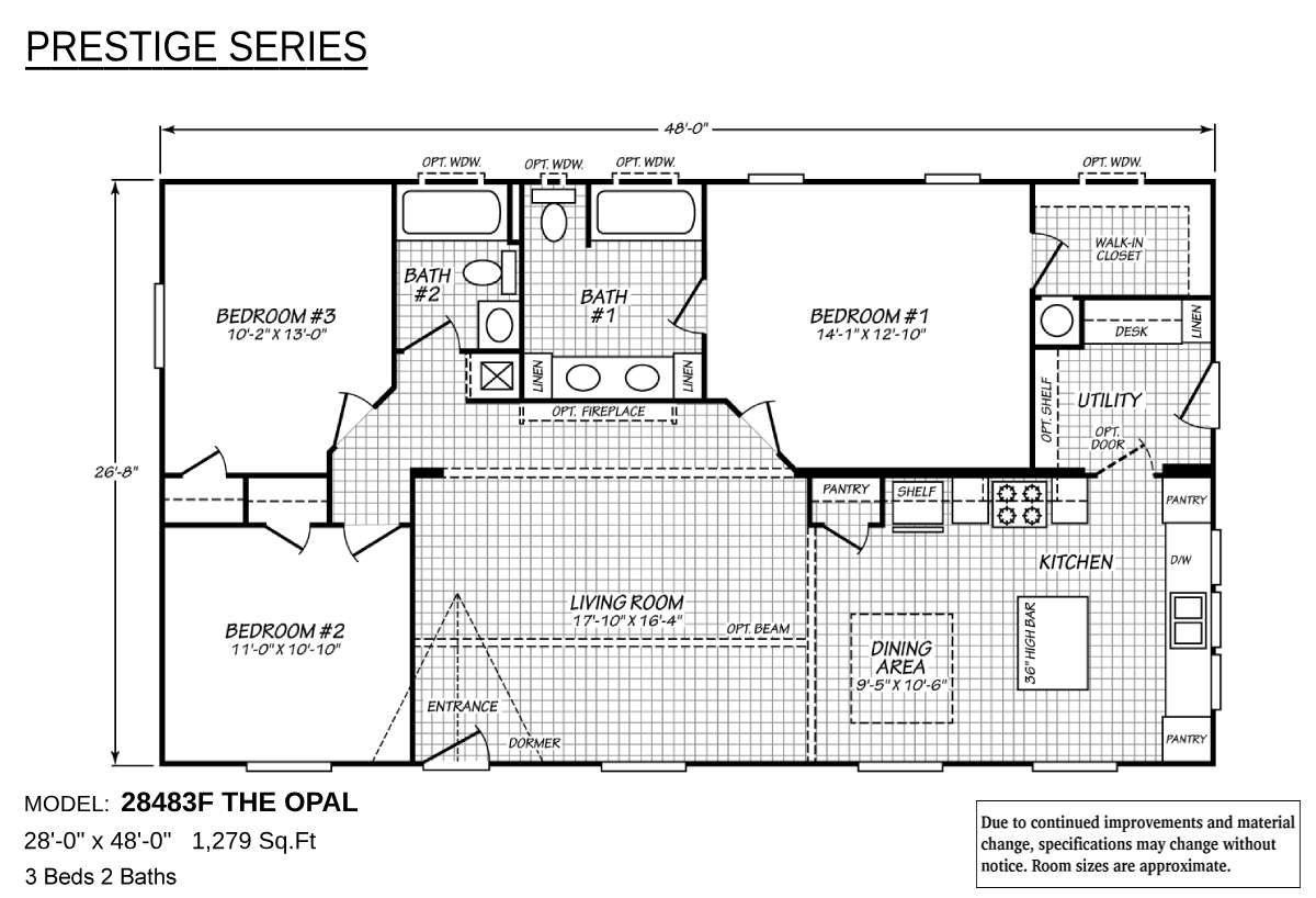 Prestige Series / 28483F The Opal
