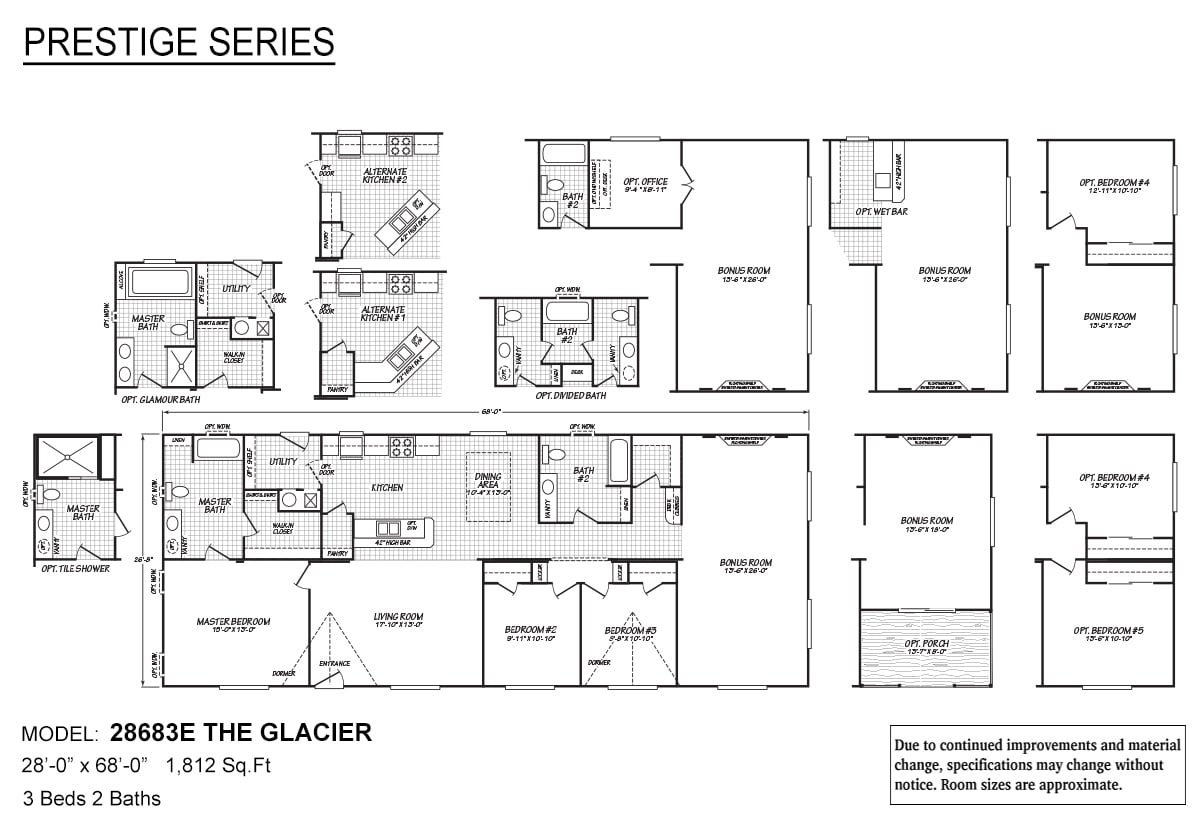 Prestige Series / 28683E The Glacier