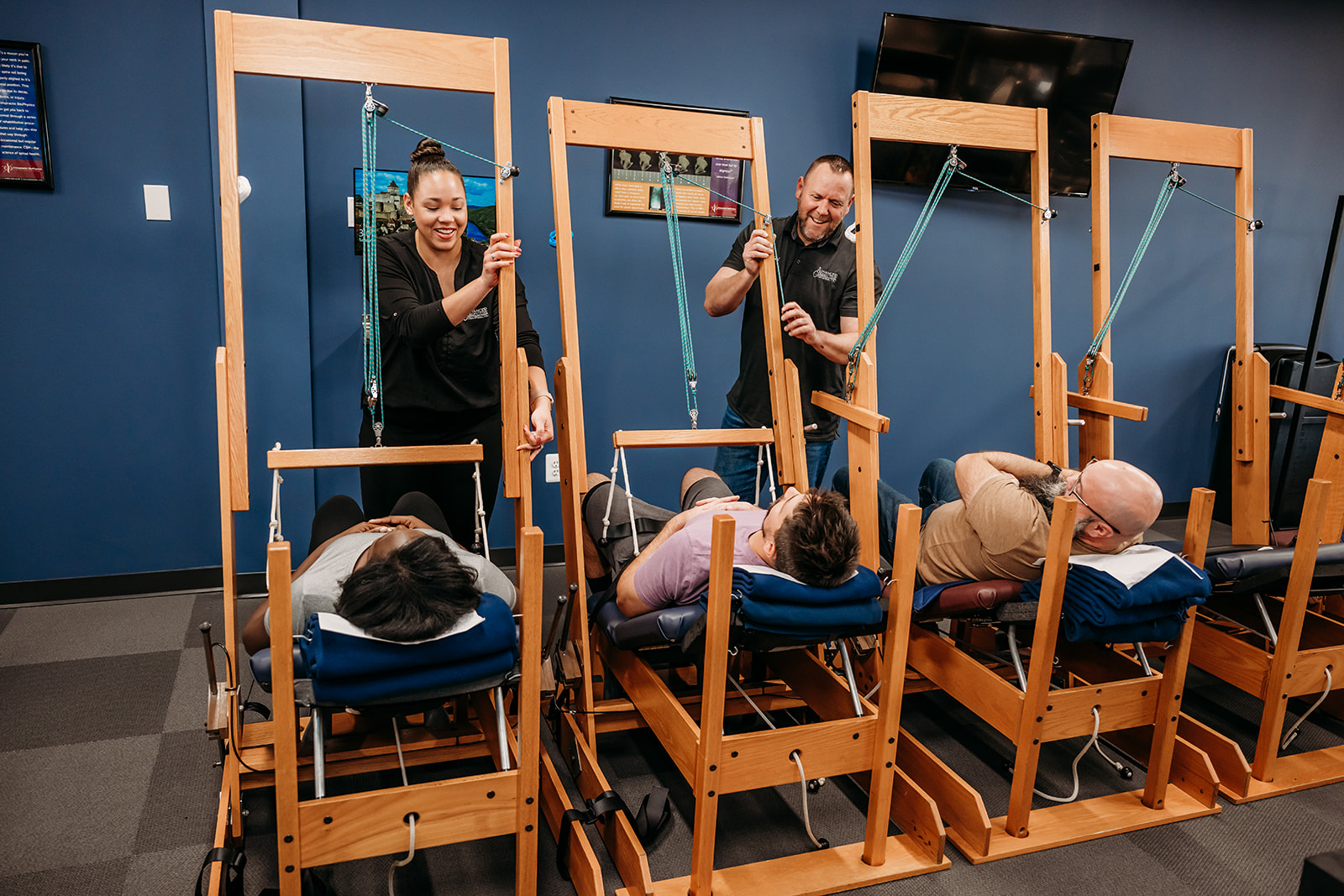 Dr Chad and Jackie Traction Advanced Corrective Chiropractic