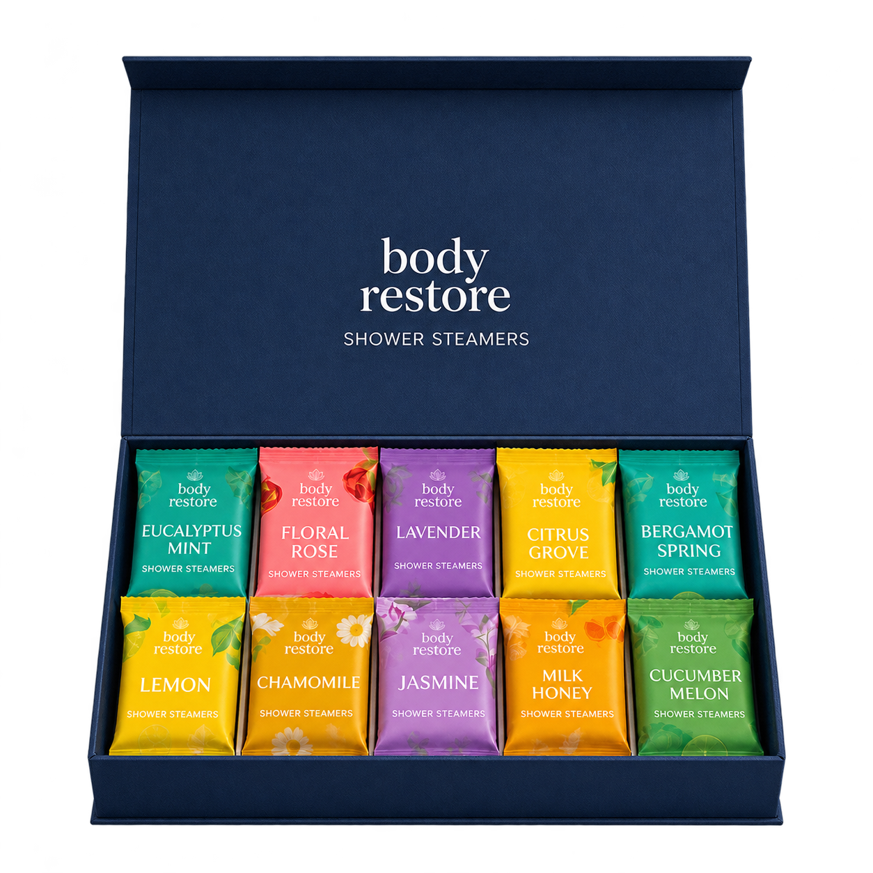 Body Restore shower steamers gift box