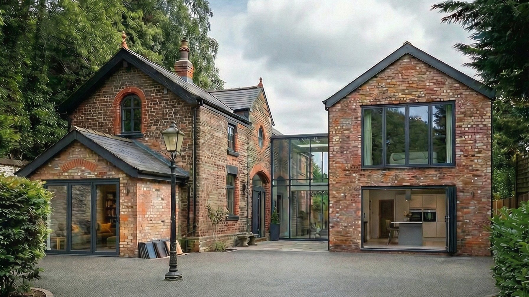 The Coach House, Mossley Hill: converted coach house exterior