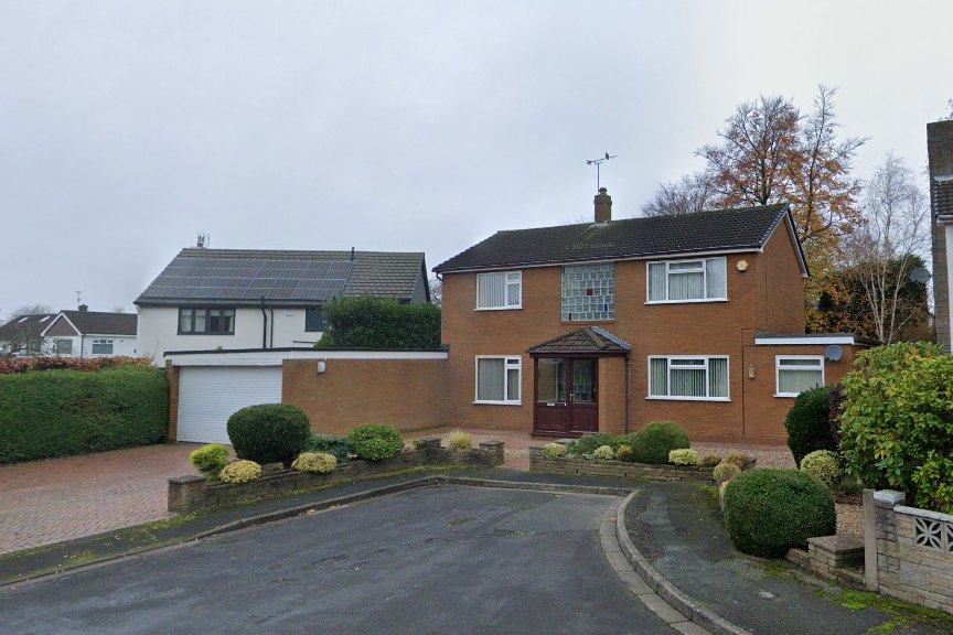 The Woodlands, Eccleston: the original three-bedroom house before the project