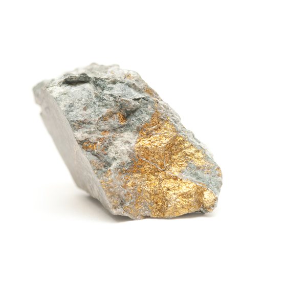 Raw gold ore nugget