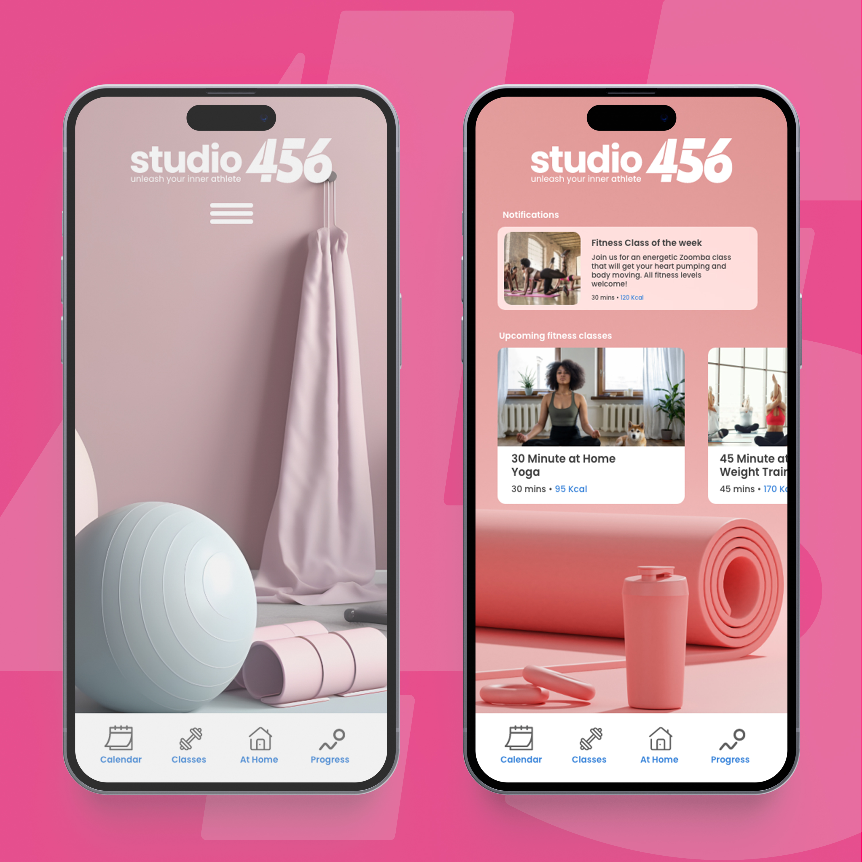 Studio 456 app and brand design
