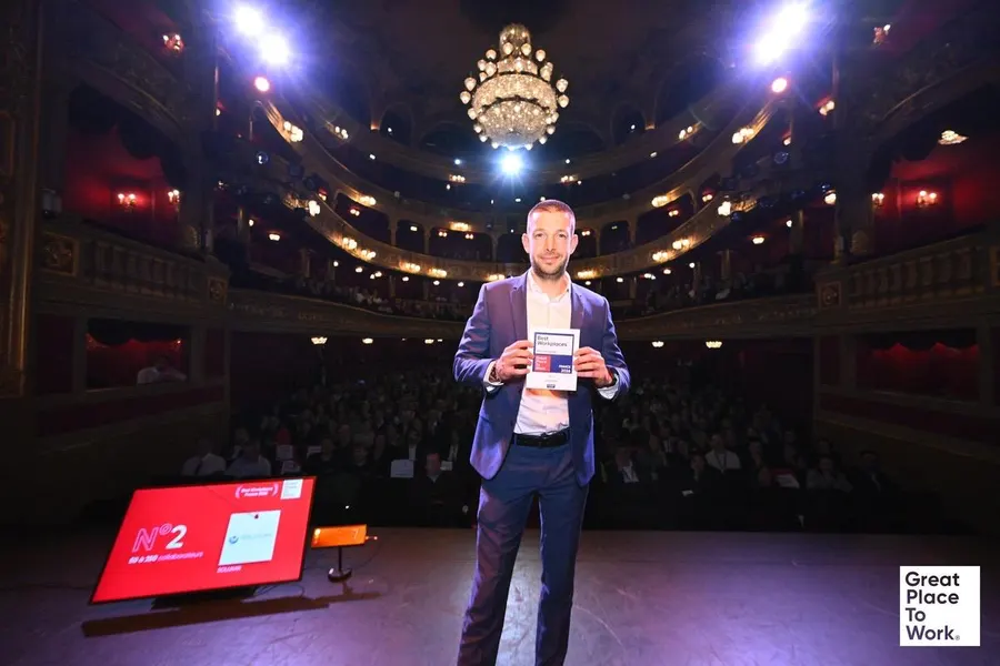 Remise du prix Best Workplaces France 2026 à Soluxan