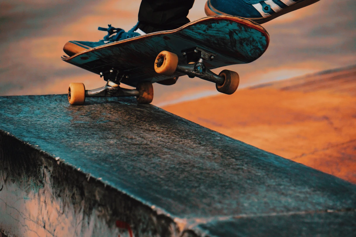 Skater in motion at AFTER SK8