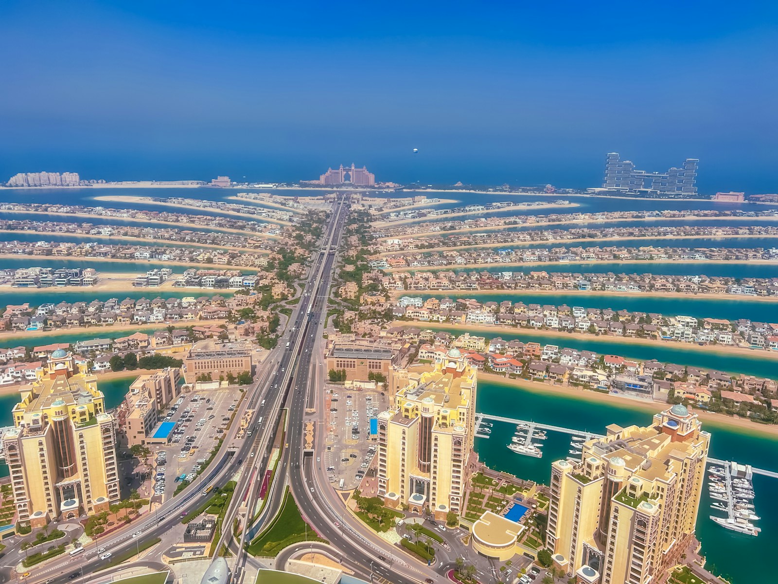 Palm Jumeirah from above