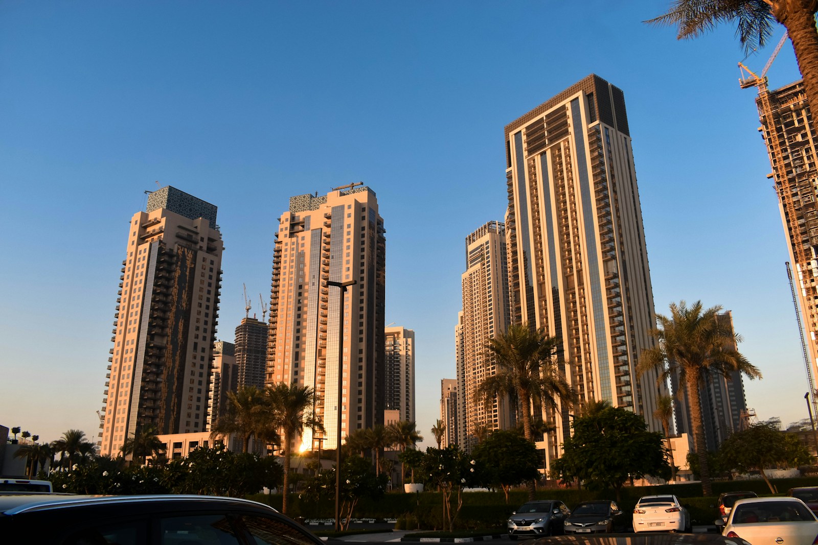 Downtown Dubai residential surroundings