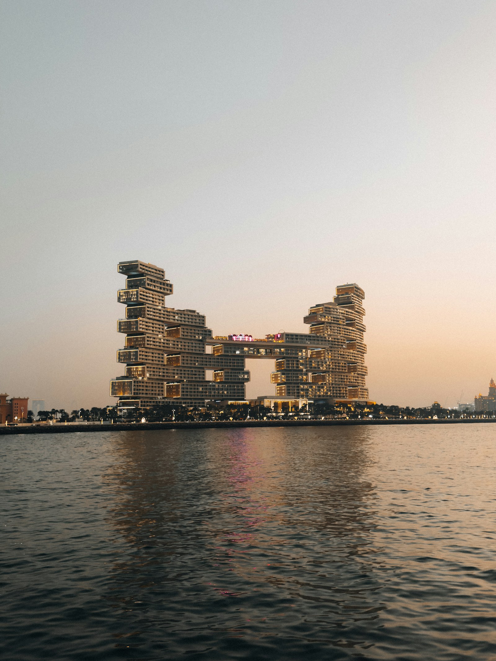 Contemporary architecture on Dubai’s waterfront