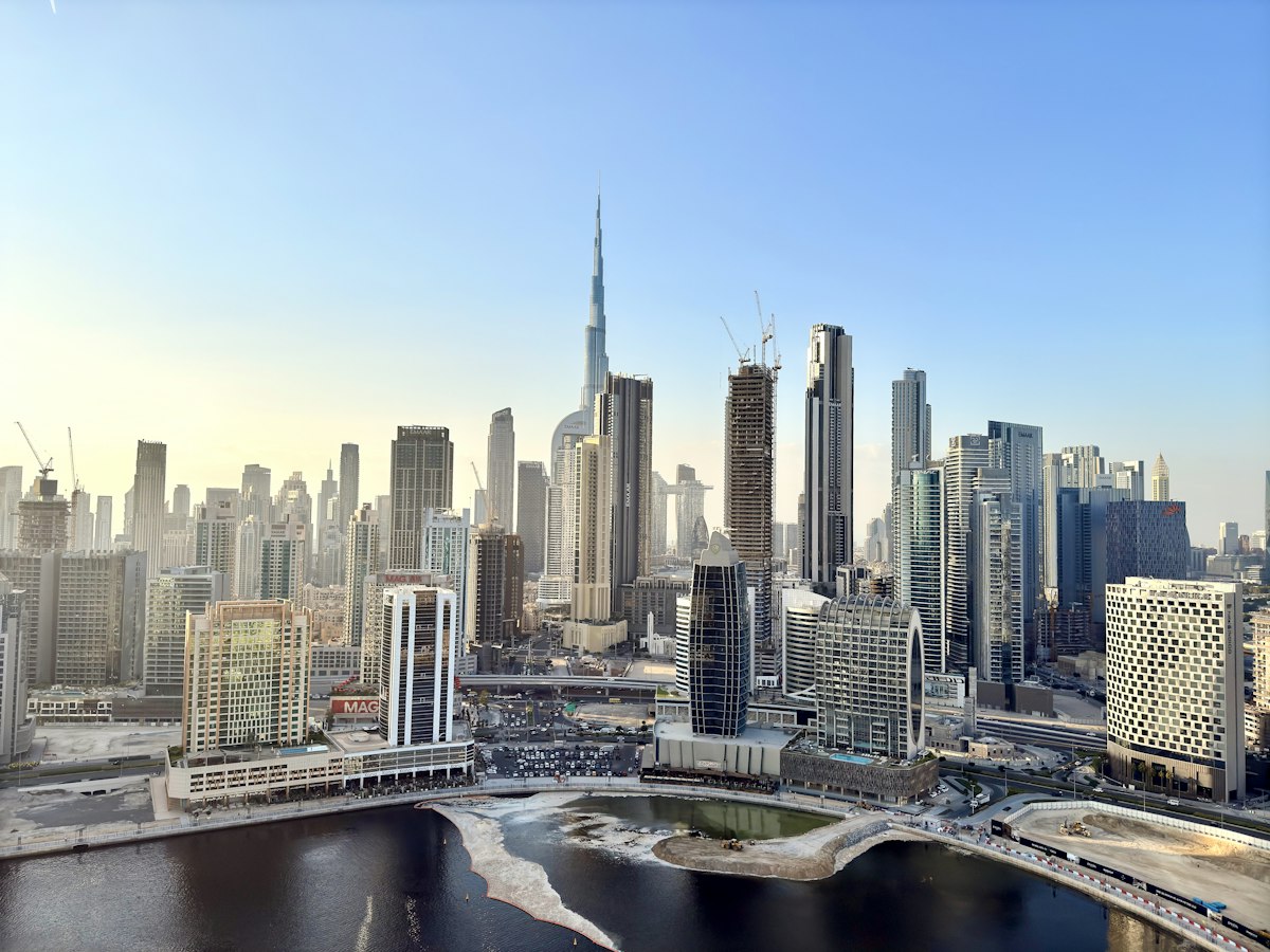 Dubai skyline with the Burj Khalifa