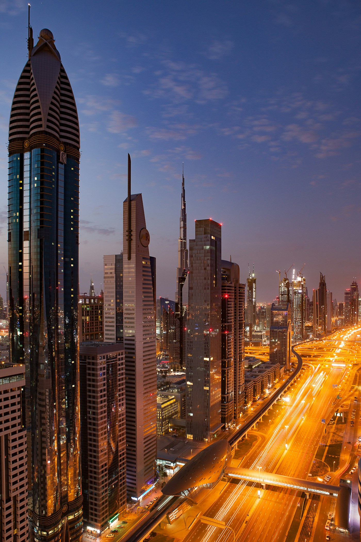 Dubai architecture and city skyline