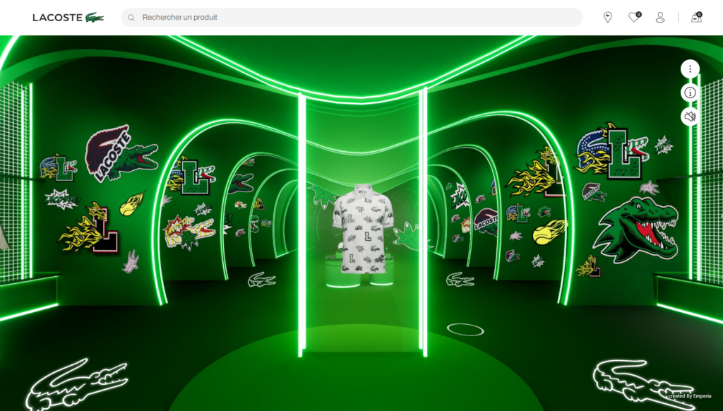 Lacoste Virtual Store - How are virtual stores revolutionizing online shopping?