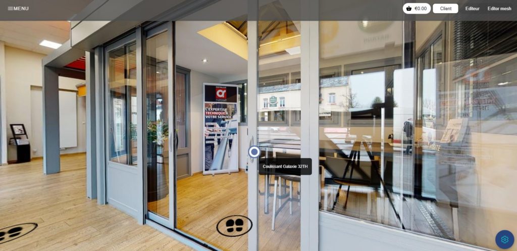 virtual showroom Installux, virtual showroom solution