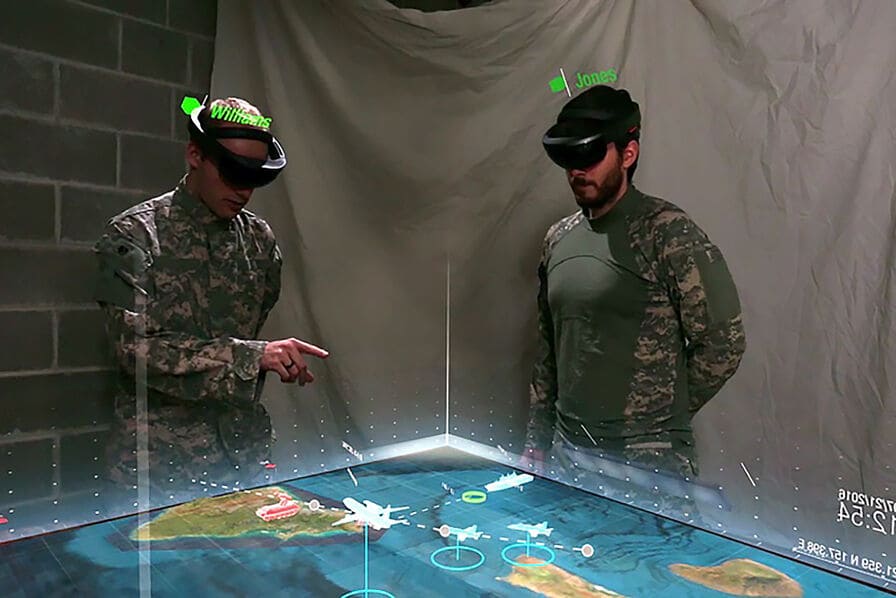 Using VR in the army