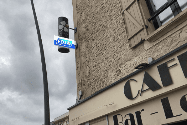 FDJ sign projected by Instore Activation 