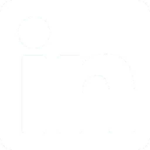 Logo LinkedIn blanc