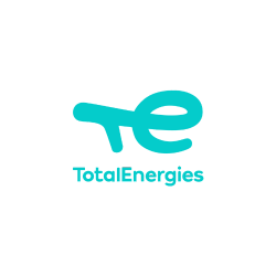 Logo TotalEnergies bleu clair