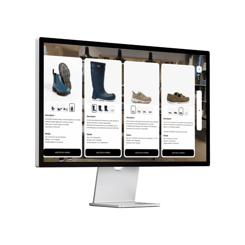 Boutique e-commerce de chaussures